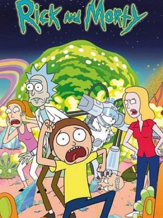 Rick And Morty Action Collage 24x36 Cartoon Poster New Rolled Art Posters Art